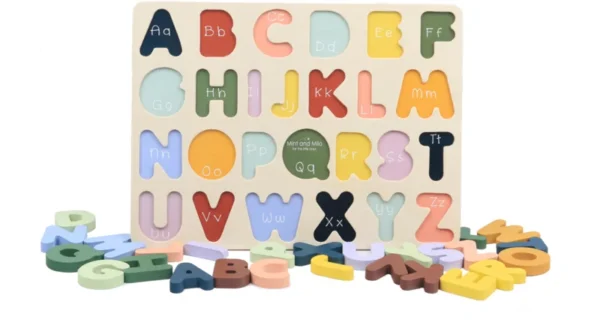 Puzzel letters M&M